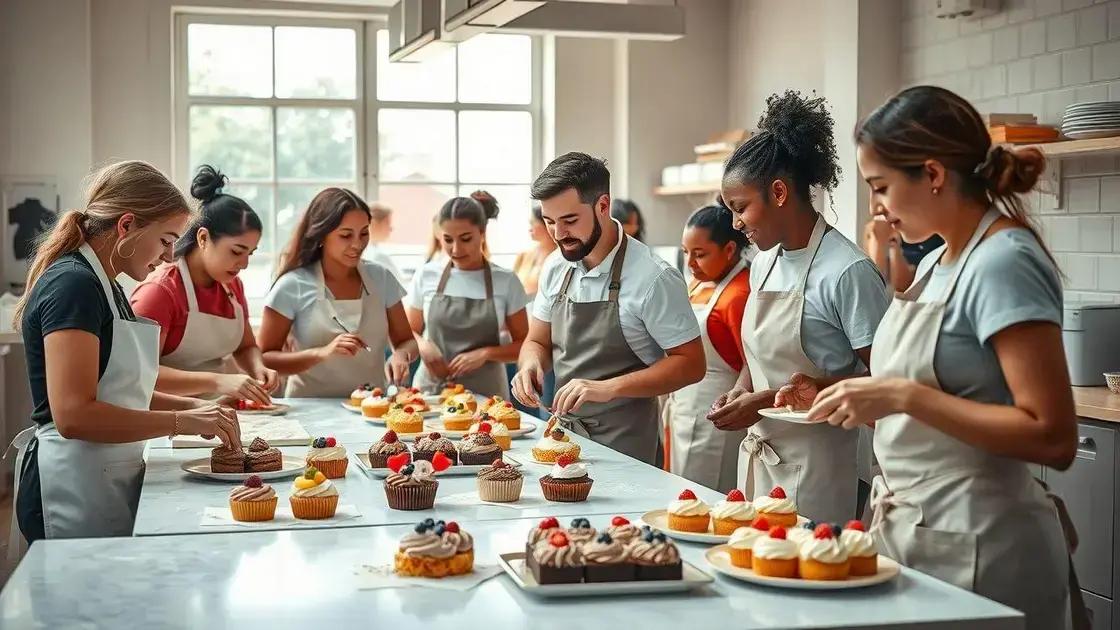 Metodologia diferenciada em cursos de confeitaria