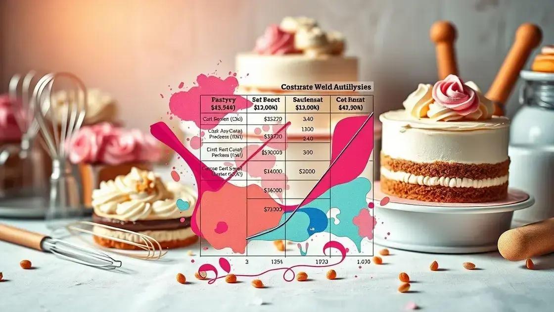 Análise de custo-benefício em cursos de confeitaria
