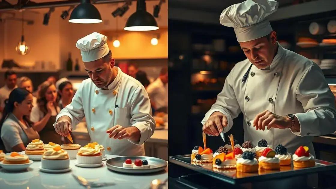 Oportunidades na carreira de confeiteira