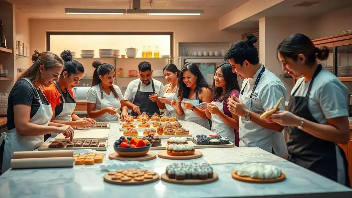 Benefícios de estudar confeitaria na região