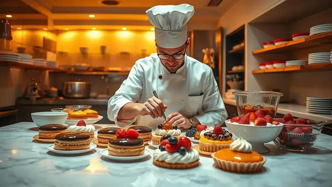 Técnicas essenciais para a arte da confeitaria